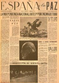 España y la paz. Año II, núm. 13, 1 de junio de 1952 | Biblioteca Virtual Miguel de Cervantes