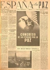 España y la paz. Año II, núm. 22, 15 de octubre de 1952 | Biblioteca Virtual Miguel de Cervantes