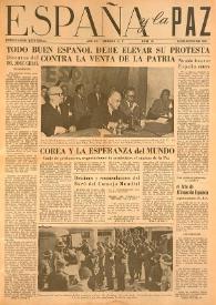 España y la paz. Año III, núm. 38, 15 de junio de 1953 | Biblioteca Virtual Miguel de Cervantes