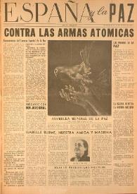 España y la paz. Año IV, núm. 48, 15 de junio de 1955 | Biblioteca Virtual Miguel de Cervantes
