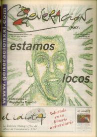 Generación XXI : revista universitaria de difusión gratuita. Núm. 53, 16 de abril 2001 | Biblioteca Virtual Miguel de Cervantes