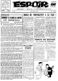 Espoir : Organe de la VIª Union régionale de la C.N.T.F. Num. 108, 26 janvier 1964 | Biblioteca Virtual Miguel de Cervantes
