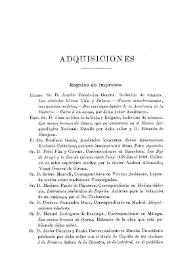 Noticias. Boletín de la Real Academia de la Historia, tomo 1 (1877). Cuaderno I. Adquisiciones | Biblioteca Virtual Miguel de Cervantes