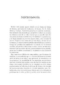 Necrología del Sr. D. Pedro Sabau | Biblioteca Virtual Miguel de Cervantes