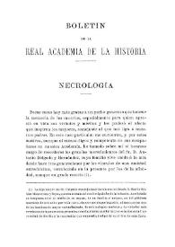 Necrología del Sr. D. Antonio Delgado y Hernández / A. M. Fabié | Biblioteca Virtual Miguel de Cervantes