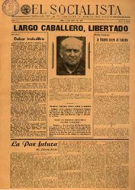 El Socialista (Argel). Núm. 16, 21 de mayo de 1945 | Biblioteca Virtual Miguel de Cervantes