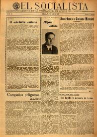 El Socialista (Argel). Núm. 18, 9 de junio de 1945 | Biblioteca Virtual Miguel de Cervantes
