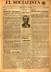El Socialista (Argel). Núm. 25, 28 de julio de 1945 | Biblioteca Virtual Miguel de Cervantes