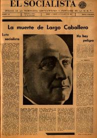 El Socialista (Argel). Núm. 58, 30 de marzo de 1946 | Biblioteca Virtual Miguel de Cervantes