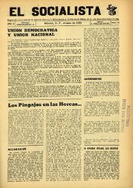El Socialista (México D. F.). Año II, núm. 13, marzo de 1943 | Biblioteca Virtual Miguel de Cervantes