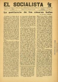 El Socialista (México D. F.). Año II, núm. 17, octubre de 1943 | Biblioteca Virtual Miguel de Cervantes
