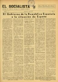 El Socialista (México D. F.). Año III, núm. 20, abril de 1944 | Biblioteca Virtual Miguel de Cervantes