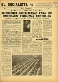 El Socialista (México D. F.). Año IV, núm. 27, septiembre de 1945 | Biblioteca Virtual Miguel de Cervantes