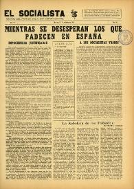 El Socialista (México D. F.). Año IV, núm. 28, octubre de 1945 | Biblioteca Virtual Miguel de Cervantes
