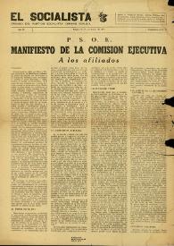 El Socialista (México D. F.). Año IV, suplemento al núm. 28, noviembre de 1945 | Biblioteca Virtual Miguel de Cervantes