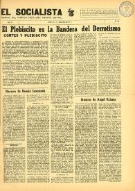 El Socialista (México D. F.). Año IV, núm. 29, diciembre de 1945 | Biblioteca Virtual Miguel de Cervantes