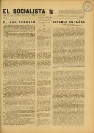 El Socialista (México D. F.). Año IV, núm. 32, agosto de 1946 | Biblioteca Virtual Miguel de Cervantes