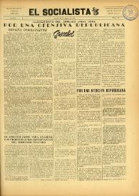El Socialista (México D. F.). Año VII, núm. 50, agosto de 1949 | Biblioteca Virtual Miguel de Cervantes