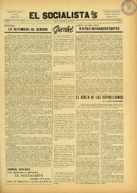 El Socialista (México D. F.). Año VII, núm. 51, septiembre de 1949 | Biblioteca Virtual Miguel de Cervantes