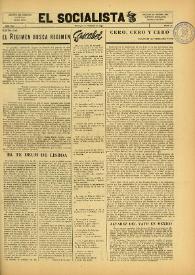 El Socialista (México D. F.). Año VII, núm. 52, noviembre de 1949 | Biblioteca Virtual Miguel de Cervantes