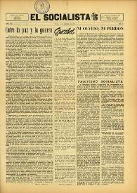 El Socialista (México D. F.). Año VIII, núm. 57, septiembre de 1950 | Biblioteca Virtual Miguel de Cervantes