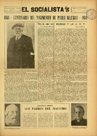 El Socialista (México D. F.). Año IX, núm. 58, 17 de octubre de 1950 | Biblioteca Virtual Miguel de Cervantes