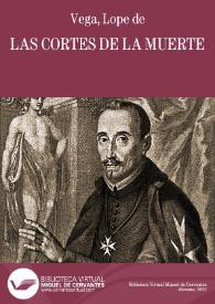 Las cortes de la muerte / Lope de Vega | Biblioteca Virtual Miguel de Cervantes