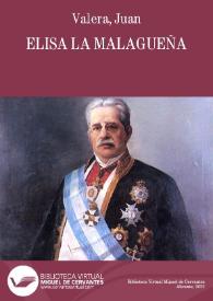Elisa la Malagueña / Juan Valera | Biblioteca Virtual Miguel de Cervantes