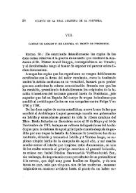 Cartas de Carlos VI de Austria al Barón de Freisheim / Jacobo de la Pezuela | Biblioteca Virtual Miguel de Cervantes