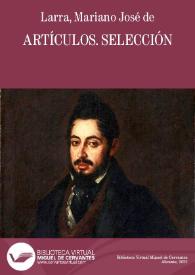 Artículos. Selección | Biblioteca Virtual Miguel de Cervantes