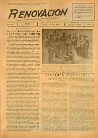 Renovación (México D. F.) : Órgano de la Federación de Juventudes Socialistas de España. Año I, núm. 11, 1 de febrero de 1945 | Biblioteca Virtual Miguel de Cervantes