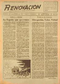 Renovación (México D. F.) : Órgano de la Federación de Juventudes Socialistas de España. Año II, núm. 13, 2 de abril de 1945 | Biblioteca Virtual Miguel de Cervantes