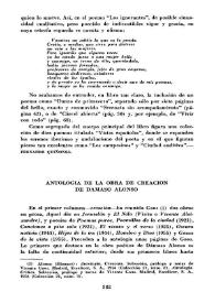 Antología de la obra de creación de Dámaso Alonso / Alfredo Carballo Picazo | Biblioteca Virtual Miguel de Cervantes