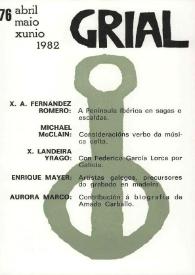 Grial : revista galega de cultura. Núm. 76, 1982 | Biblioteca Virtual Miguel de Cervantes