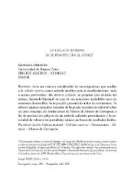 La "collatio externa": en el principio era el códice / Georgina Olivetto | Biblioteca Virtual Miguel de Cervantes
