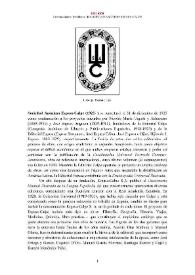 Sociedad Anónima Espasa-Calpe [editorial] (1925- ) [Semblanza] / Cristina Suárez Toledano | Biblioteca Virtual Miguel de Cervantes
