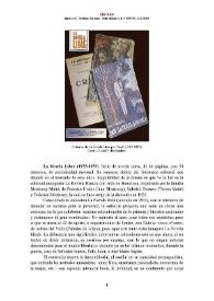 La Novela Libre (1933-1937) [Semblanza] / Ignacio C. Soriano Jiménez | Biblioteca Virtual Miguel de Cervantes