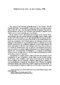 Estudio de la "voz" en "San Camilo, 1936" / Maryse Bertrand de Muñoz | Biblioteca Virtual Miguel de Cervantes