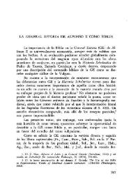 La "General Estoria" de Alfonso X como Biblia / Margherita Morreale | Biblioteca Virtual Miguel de Cervantes