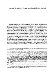 Juan de Grimaldi y el año teatral madrileño, 1823-24 / David T. Gies | Biblioteca Virtual Miguel de Cervantes