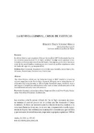 La revista Germinal, crisol de estéticas / Dolores Thion Soriano-Molla | Biblioteca Virtual Miguel de Cervantes