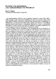 En torno a los modernistas y las 'autosemblanzas' de "El Liberal"  / María A. Salgado  | Biblioteca Virtual Miguel de Cervantes