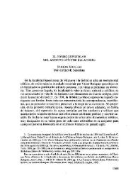 El fondo epistolar del archivo "Víctor Balaguer" / Enrique Miralles | Biblioteca Virtual Miguel de Cervantes