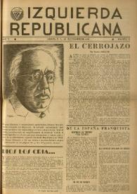 Izquierda Republicana. Año V, núm. 45, 10 de diciembre de 1948 | Biblioteca Virtual Miguel de Cervantes
