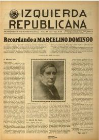 Izquierda Republicana. Año XIII, núm. 75, enero-marzo de 1952 | Biblioteca Virtual Miguel de Cervantes