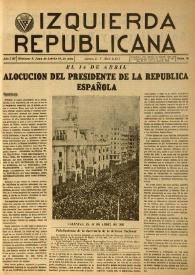 Izquierda Republicana. Año XIII, núm. 76, abril de 1952 | Biblioteca Virtual Miguel de Cervantes