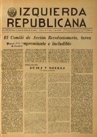 Izquierda Republicana. Año XIII, núm. 77, mayo-junio de 1952 | Biblioteca Virtual Miguel de Cervantes
