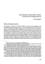 Las relaciones intersociales durante la Guerra de la Independencia / Gérard Dufour | Biblioteca Virtual Miguel de Cervantes