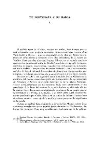 De Fortunata y su habla  / Robert H. Russell | Biblioteca Virtual Miguel de Cervantes