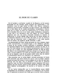 El Dios de Clarín  / Fernando Ibarra

 | Biblioteca Virtual Miguel de Cervantes